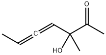 4,5-Heptadien-2-one, 3-hydroxy-3-methyl- (9CI) 结构式