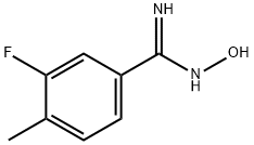 3-氟-4-甲基苯甲酰胺肟 结构式