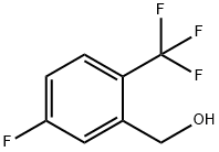 5-氟-2-(三氟甲基)苄醇 结构式