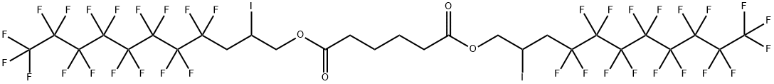 Hexanedioic acid,1,6-bis(4,4,5,5,6,6,7,7,8,8,9,9,10,10,11,11,11-heptadecafluoro-2-iodoundecyl)ester