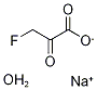 3-Fluoro-2-oxopropanoic acid, sodium salt monohydrate, 3-Fluoropyruvic acid, sodium salt monohydrate 结构式