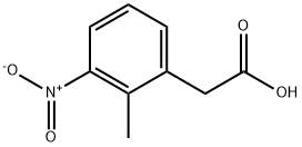 2-甲基-3-硝基苯乙酸 结构式
