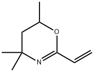5,6-二氢-4,4,6-三甲基-2-乙烯基-1,3(4H)-噁嗪 结构式