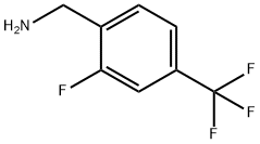 2-氟-4-三氟甲基苄胺 结构式