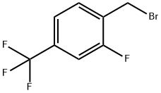 2-氟-4-(三氟甲基)溴苄 结构式