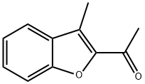 1-(3-甲基-苯并呋喃基)乙酮 结构式