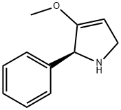 1H-Pyrrole,2,5-dihydro-3-methoxy-2-phenyl-,(2S)-(9CI) 结构式