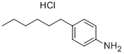 P-HEXYLANILINE HYDROCHLORIDE 结构式