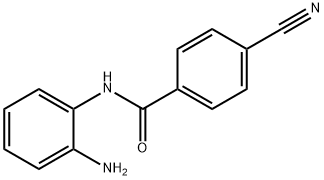 N-(2-aminophenyl)-4-cyanobenzamide 结构式
