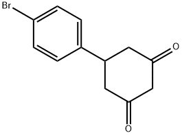 5-(4-溴苯基)环己烷-1,3-二酮 结构式