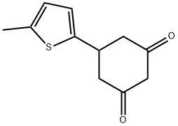 5-(5-甲基-2-噻吩)环己烷-1,3-二酮 结构式