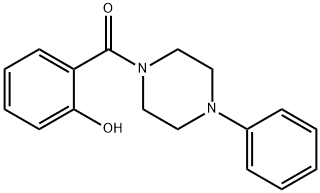 2-[(4-phenylpiperazin-1-yl)carbonyl]phenol 结构式