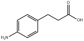 3-(4-氨基苯基)丙酸 结构式