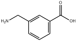 3-(氨甲基)苯甲酸 结构式