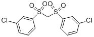 BIS(3-CHLOROPHENYLSULPHONYL)METHANE 结构式