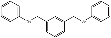 1,3-双[(苯硒基)甲基]苯 结构式