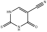 4-氧代-2-硫代-1,2,3,4-四氢嘧啶-5-腈 结构式