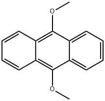 9,10-二甲氧基蒽 结构式