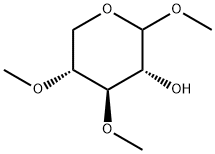 Methyl 3,4-di-O-methylxyloside 结构式