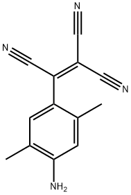 2-(4-Amino-2,5-xylyl)-1,1,2-ethenetricarbonitrile 结构式