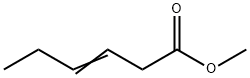 3-己烯酸甲酯 结构式