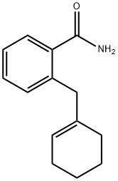 2-(1-Cyclohexen-1-ylmethyl)benzenecarboxamide 结构式