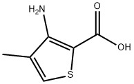 3-AMINO-4-METHYLTHIOPHENE-2-CARBOXYLIC ACID 结构式