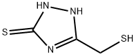 3-Mercaptomethyl-4,5-dihydro-1H-1,2,4-triazole-5-thione 结构式