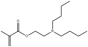 2-(二丁基氨基)乙基 2-甲基丙-2-烯酸酯 结构式