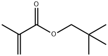2-丙烯酸,2-甲基-, 2,2-二甲基丙基酯 结构式