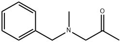 1-[甲基(苯基甲基)氨基]-2-丙酮 结构式