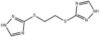 1,2-双((4H-1,2,4-三唑-3-基)硫代)乙烷 结构式