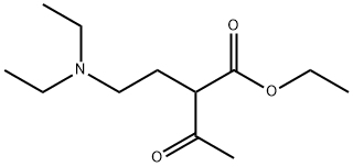 Α-[Β-(二乙基氨基)乙基]乙酰乙酸乙酯 结构式