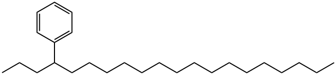 (1-Propylheptadecyl)benzene. 结构式