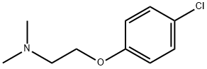 2-(4-氯苯氧基)-N,N-二甲基乙胺 结构式