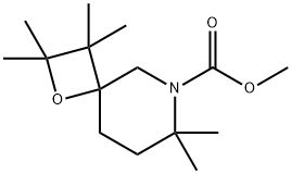 1-Oxa-6-azaspiro[3.5]nonane-6-carboxylic acid, 2,2,3,3,7,7-hexaMethyl-, Methyl ester 结构式