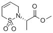2H-1,2-THIAZINE-2-ACETIC ACID, 3,6-DIHYDRO-ALPHA-METHYL-, METHYL ESTER, 1,1-DIOXIDE, (ALPHAS) 结构式