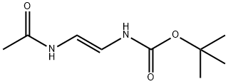 Carbamic acid, [(1E)-2-(acetylamino)ethenyl]-, 1,1-dimethylethyl ester (9CI) 结构式