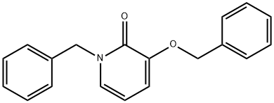 N-benzyl-3-benzyloxy-2-pyridone  结构式