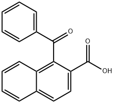 1-Benzoyl-2-naphthoic acid 结构式