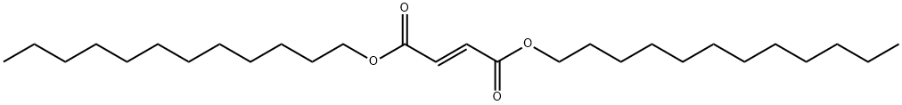 (E)-丁-2-烯二酸双十二烷基酯 结构式