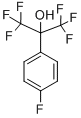 p-Fluoro-(2-hydroxyhexafluoroisopropyl)benzene 结构式