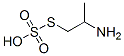 Thiosulfuric acid S-(2-aminopropyl) ester 结构式