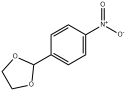 2-(4-硝基苯基)-1,3-二氧戊环 结构式