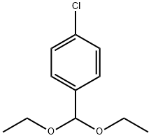 4-氯代苯甲醛缩二乙醇 结构式