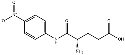 L-谷氨酸对硝基酰苯胺 结构式