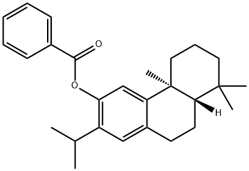 3-Phenanthrenol, 4b,5,6,7,8,8a,9,10-octahydro-4b,8,8-trimethyl-2-(1-methylethyl)-, benzoate, (4bS,8aS)- 结构式