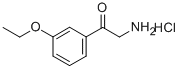 2-AMINO-3'-ETHOXYACETOPHENONE HYDROCHLORIDE 结构式