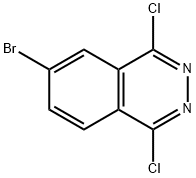 6-溴-1,4-二氯二氮杂萘 结构式
