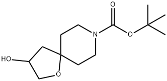 N-叔丁氧羰基-1-氧杂-8-氮杂螺[4.5]癸烷-3-醇 结构式